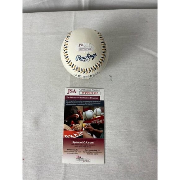 Jimmy Rollins signed autographed 2002 All Star Game Ball JSA #WPP021382 - Picture 3 of 3